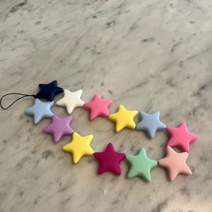 New Coverlab fluffy multicolor stars phone strap